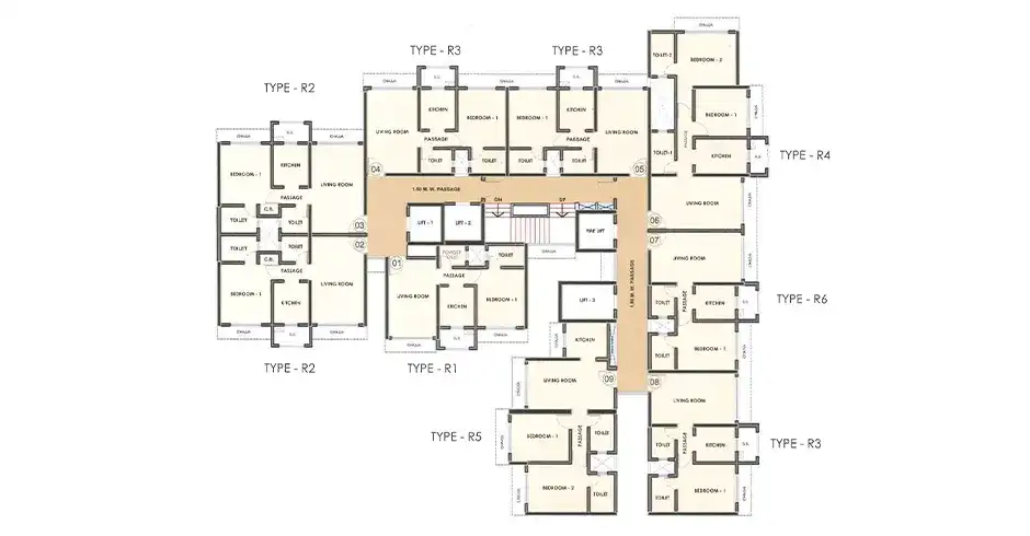 JP Parkway Andheri Floor Plans